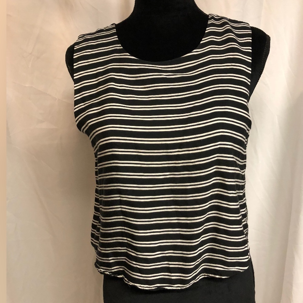 Black & white stripped tank top